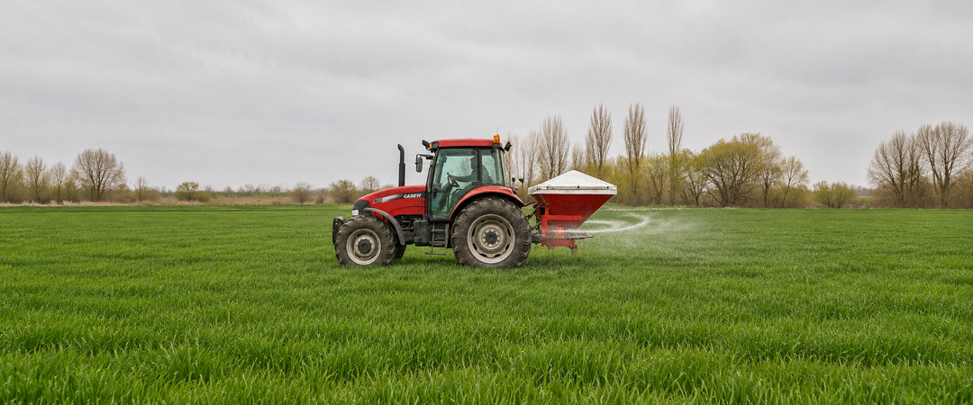 50% Faster Fertiliser Spreading