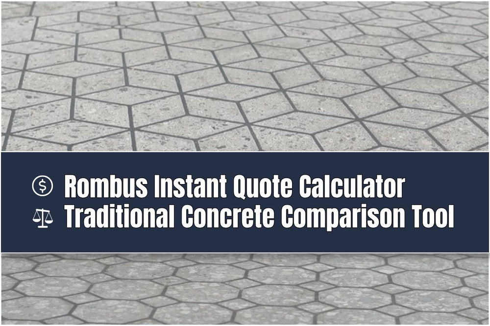 Rombus Flexible Concrete Pavement